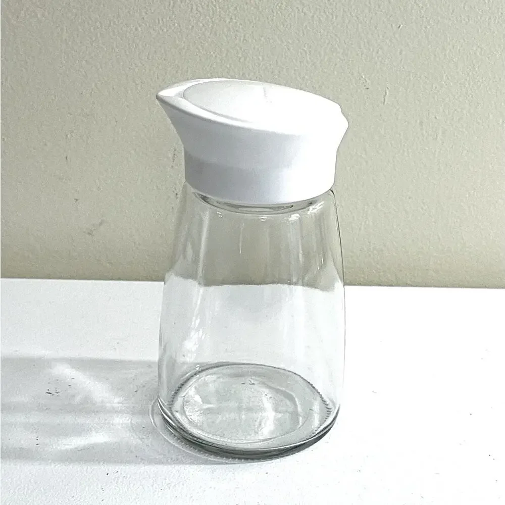 Vtg GoodCook Glass Sugar Dispenser Kitchenware Lid Creamer Coffee Tea